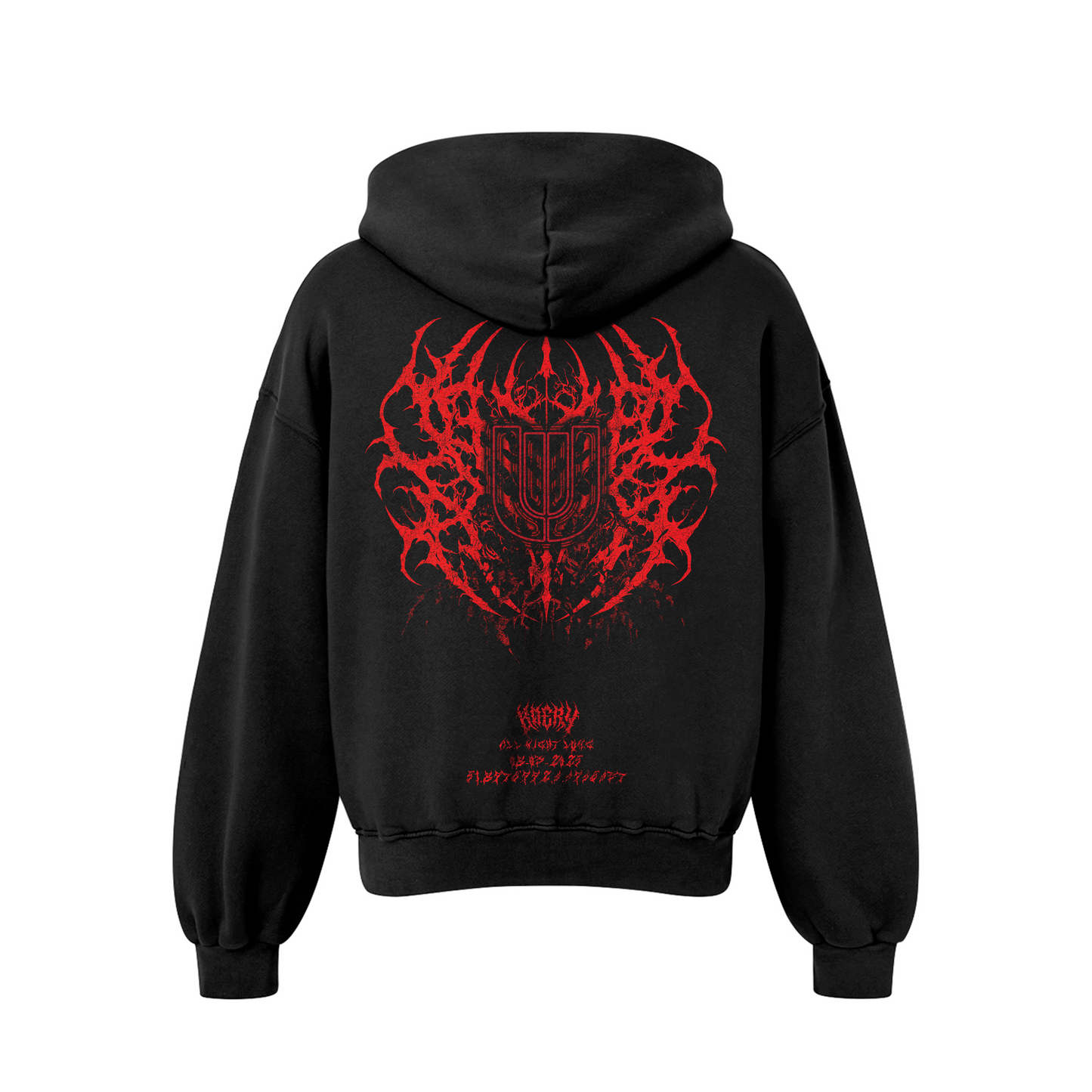 UNWIND X BØĘRY ALL NIGHT LONG Zip Hoodie